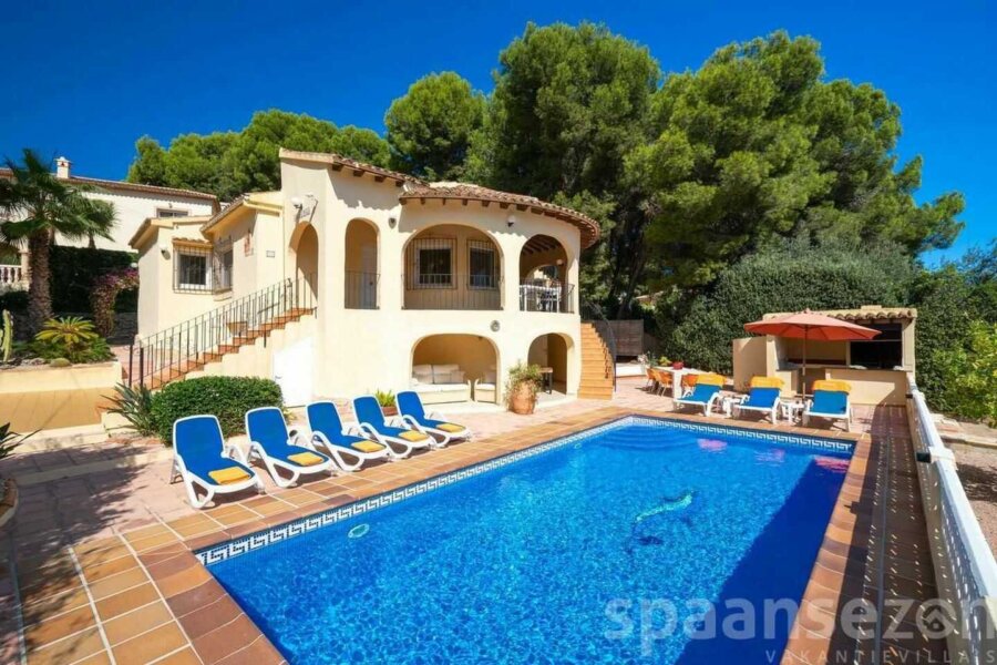 Vakantiehuis Patricia in Moraira aan de Costa Blanca