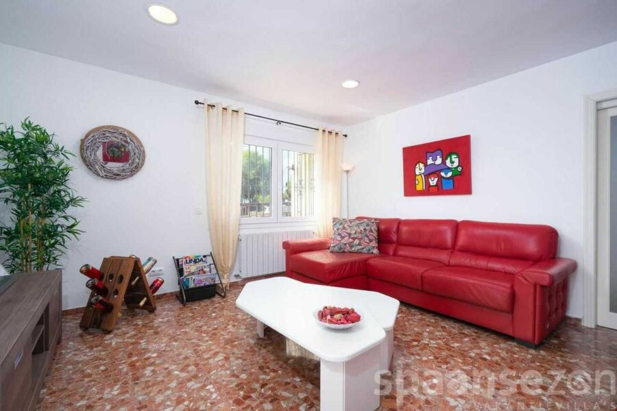 Vakantiehuis Patricia heeft een lichte woonkamer aan de Costa Blanca