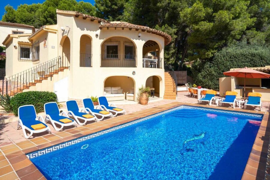 Vakantiehuis Patricia in Moraira aan de Costa Blanca