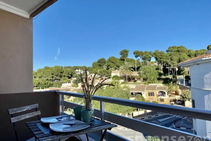 Balkon van appartement Monica in Moraira