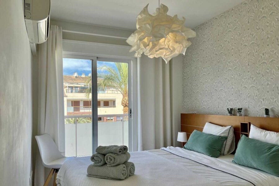 Penthouse Moraira I met 2 slaapkamers en bedden van 160x200cm