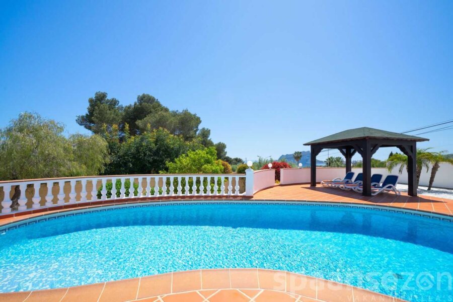 Zeezicht Villa Rosana in Moraira aan de Costa Blanca