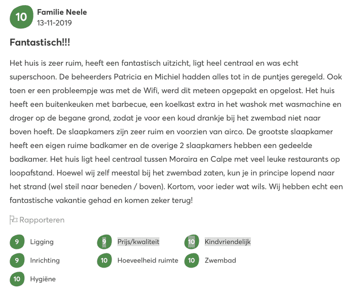 herfstvakantie in spanje review
