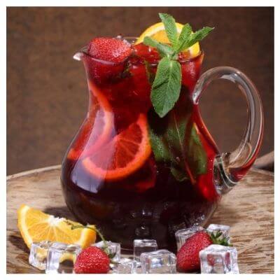 Sangria drinken in het centrum van Moraira