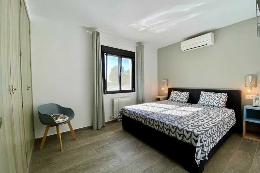 Luxe vakantievilla in Moraira met 4 slaapkamers. Allemaal voorzien van airconditioning.