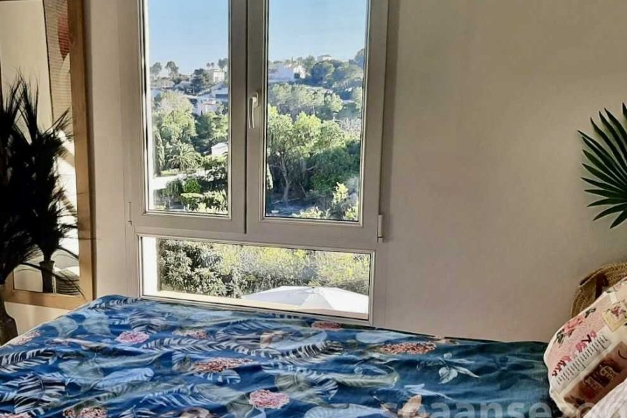 Bedroom with a view at Villa Terramar Benissa costa