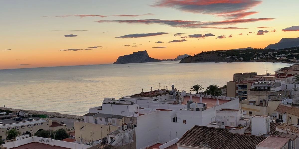 Rooftopbar met prachtige skylines in Moraira
