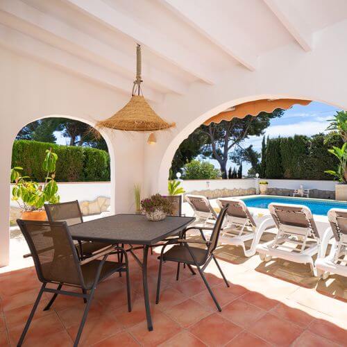 Winter accommodatie in Moraira genaamd Villa Alicia